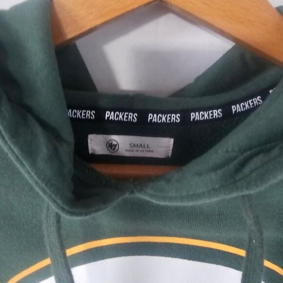 Green Bay Packers Hoodie | ’47 Brand Official NFL Sweatshirt – Women’s Small EUC - Picture 4 of 5